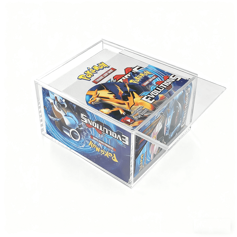 Booster Box Acrylic Case Sliding Lid