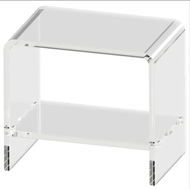 Modern style home furniture Acrylic Shower Seat