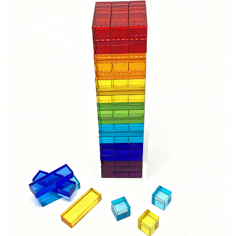 Acrylic Tumbling Tower Game