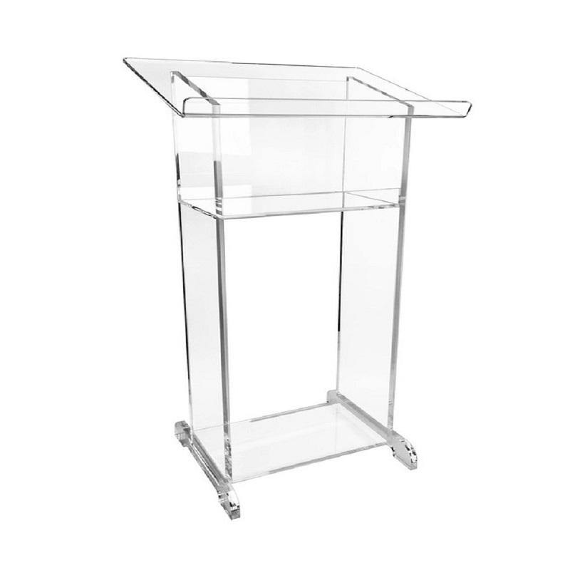 Custom Acrylic Shtender Podium for Public Speaking
