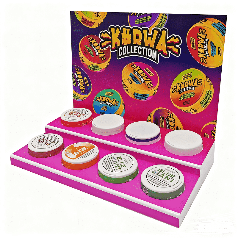 Custom Acrylic Nicotine Pouches Display Stand