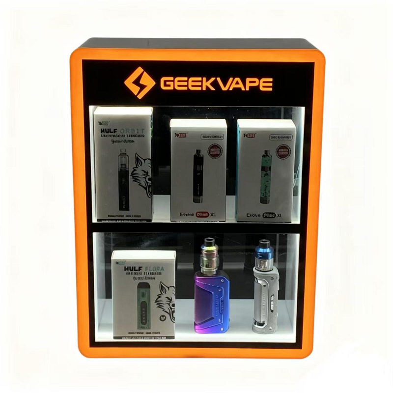 Custom Vape Display Cabinet with Led Lights