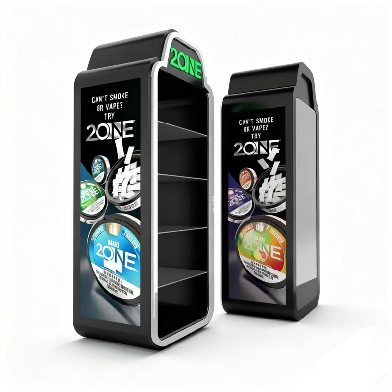 Custom SNUS Display Cabinet with Led Lights