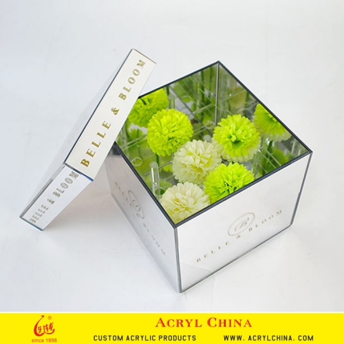 Choowin Clear Acrylic Flower Box with Drawer Acrylic Comoros